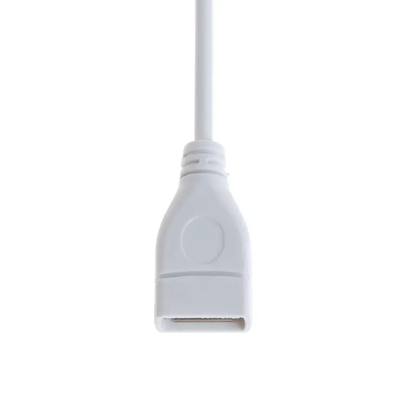 Новинка 2019 удлинитель USB кабеля 28 см 2 0 A штекер гнездо Белый с кабелем включения и
