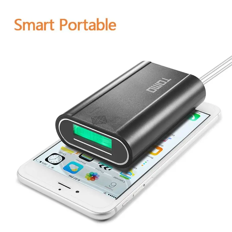 

Battery Charger Anti-Reverse Dual Micro USB Interface 18650 Li-ion Batteries Storage Box for iPhone iPad Samsung Xiaomi Huawei