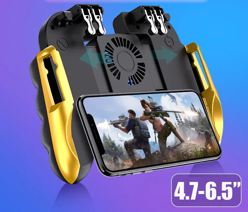 Геймпад Pubg для Android джойстик геймпад мобильных игр золотистого цвета IPhone Xiaomi с