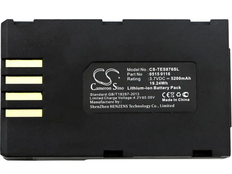 Cameron sino 5200 мА/ч, Батарея для TESTO 876 0515 0116 0554 8852 оборудование, обзор, аккумуляторная батарея
