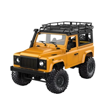 

1Set 2 Type Model D90 1:12 Scale Rc Crawler Car 2.4G 4Wd Remote Control Truck Toys Unassembled Kit Defender Pickup-Yellow