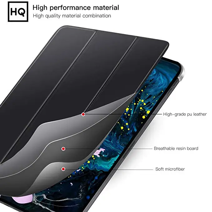 1:1 чехол-книжка для iPad Pro 12,9 дюйма Сильный магнитный тонкий смарт-чехол для iPad Pro 12,9 релиз(3-го поколения