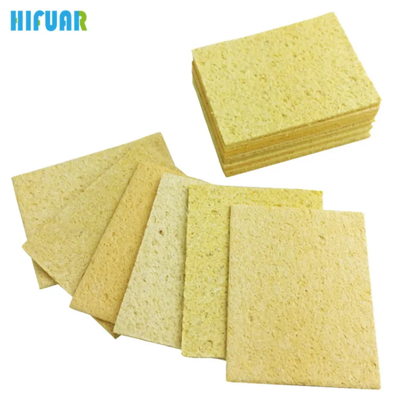 

New 10pcs/lot High Temperature Resistant Heatstable Thick Replacement Sponges Welding Accessories Soldering Iron Cleaning