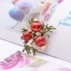 CINDY XIANG Red Pomegranate Brooch Autumn Fruit Pin Enamel Brooches For Women Coat Accessories New Design Cheap Price 2022 Gift ► Photo 3/6