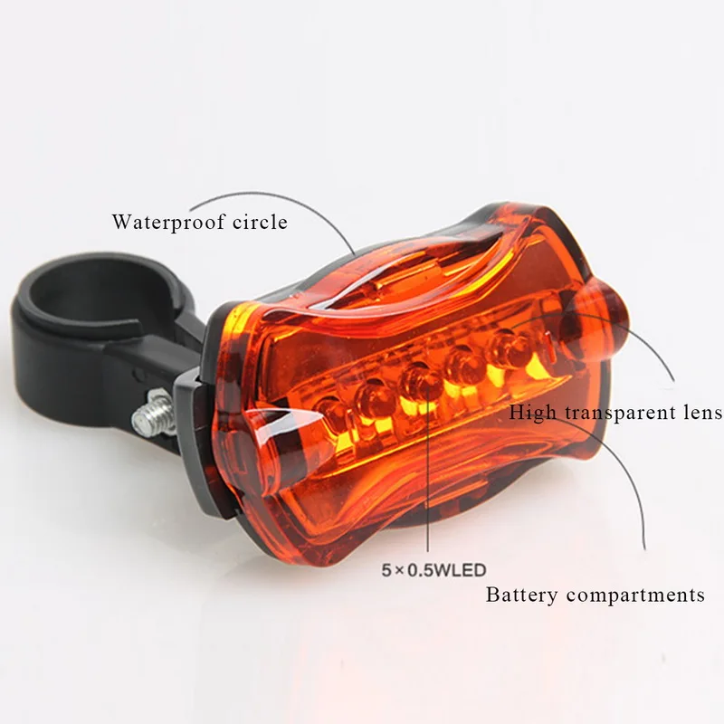 Waterproof LED Lamp Bike Bicycle Tail Head Light Rear Safety Flashlight Bike Light Bicycle Lantern Waterproof LED Lamp Bike Bicycle Tail Head Light Rear Safety Flashlight Bike Light Bicycle Lantern