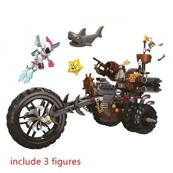 

MOVIE 2 MetalBeard's Heavy Metal Motor Trike Building Blocks Kit Bricks Classic Movie Model Kids Toys For Children Gift