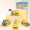 Kids Alloy Diecast Car Model Engineering Toy  Vehicles Dump Truck Forklift Excavator Model Pull Back Car Children's Toys