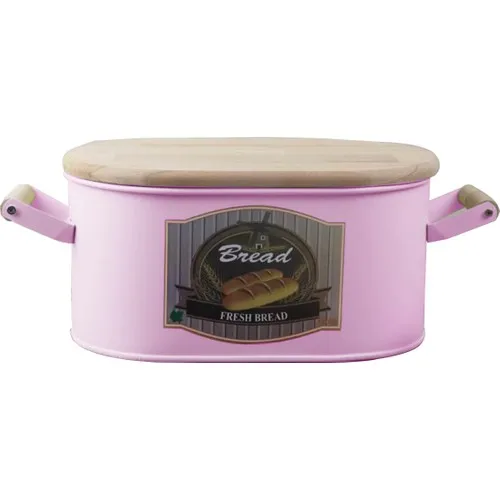 

Indecor Bamboo Cutting Tahtalı Metal Bread Box 42 X18