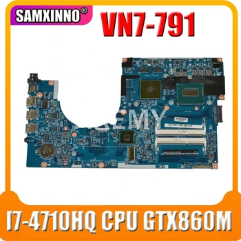 

Akemy For Acer aspire VN7-791 Laptop Motherboard 448.02G08.001M NBMQR11004 MAIN BOARD I7-4710HQ CPU GTX860M Video card