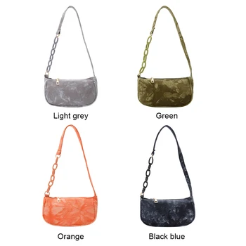 

Fashion Retro Ladies Handbag Chain Tie-Dye Bag Printed Pattern Vintage Clutch Bag Party Club Chest Bag Small Retro Shoulder Bag