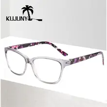 KUJUNY, новинка, очки для чтения с принтом, для мужчин и женщин, компьютерные очки по рецепту, очки для дальнозоркости, новые трендовые очки с полной оправой