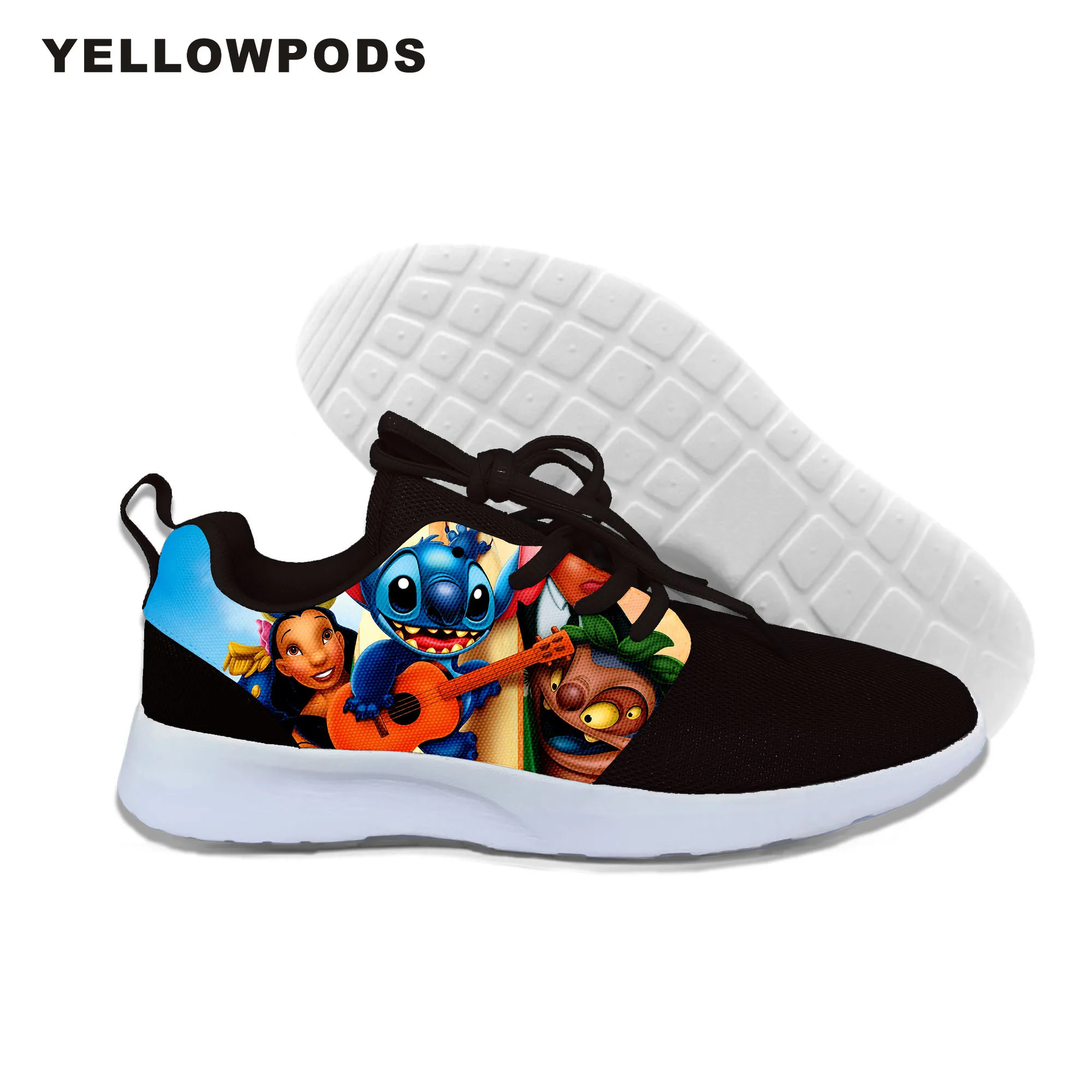 

Running Shoes Men Women Hot Lilo And Stitch 3D For High Quality Harajuku 3D Printing Lilo And Stitchs Sport Sneakers Shoes