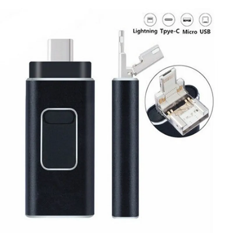 OTG USB флэш накопитель 3 0 для iPhone X/8/7/7 Plus/6 Plus/6s/5/SE/iPad карта cle флеш 16 Гб оперативной