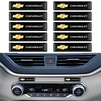 

4/10pcs car 3D decoration emblem Sticker for Chevrolet cruze captiva lacetti aveo niva trax onix Car decoration Accessories