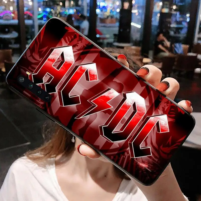 Плакат PENGHUWAN AC DC музыкальный черный чехол для телефона корпус Xiaomi Mi Note 10 Lite 9T Pro xiaomi