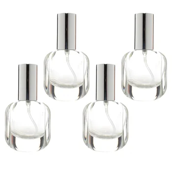 

4pcs Galss Perfume Bottles Empty Containers for Students Girls Ladies