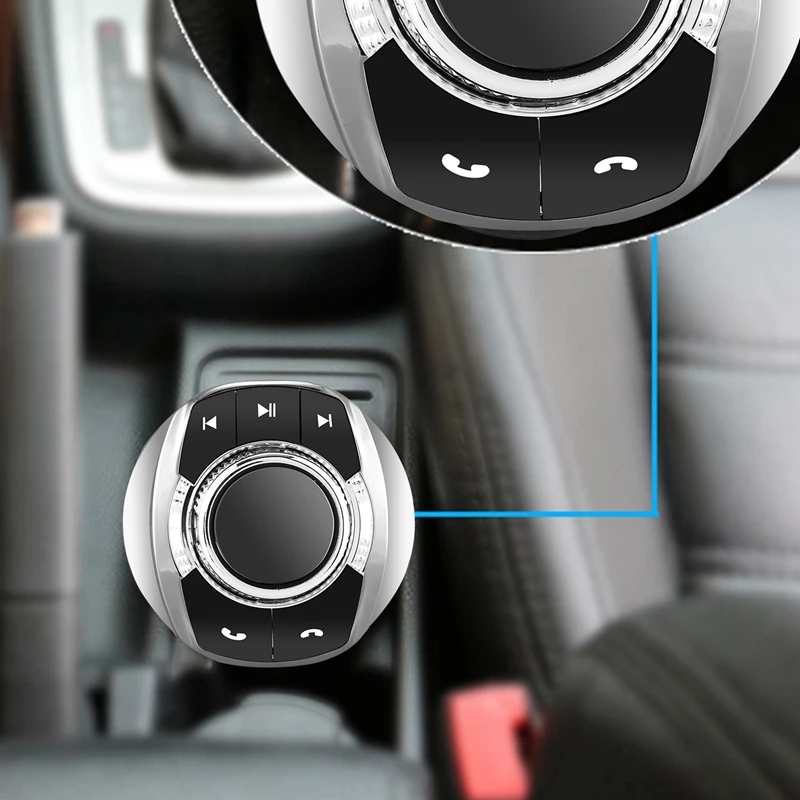 Чашка Форма с светодиодный светильник 8-ключевой функции автомобиля Беспроводной Управление кнопка для автомобиля Android навигации плеер
