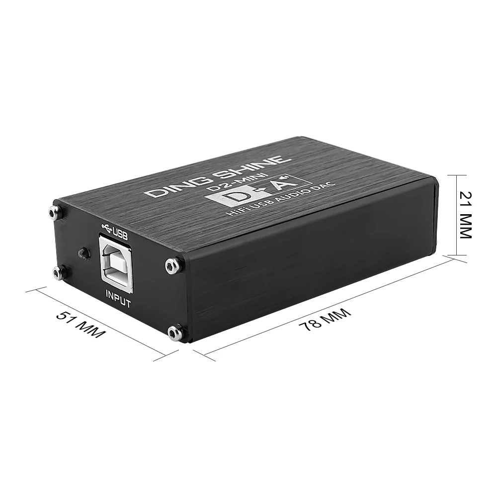 Portable DAC Amplifier Audio Decoder AIYIMA ES9018K2M Audio Decoder DAC HIFI USB Sound Card Decoding Support 32Bit 384kHz For Power Amplifier Home Theater RCA Output
