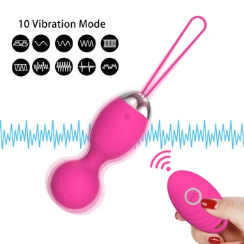 5pcs  Vaginal Balls Sex Toy For Women Kegel Ball Female Vagina Tighten Massage Exercise Wireless Remote Control Vibrating Eggs