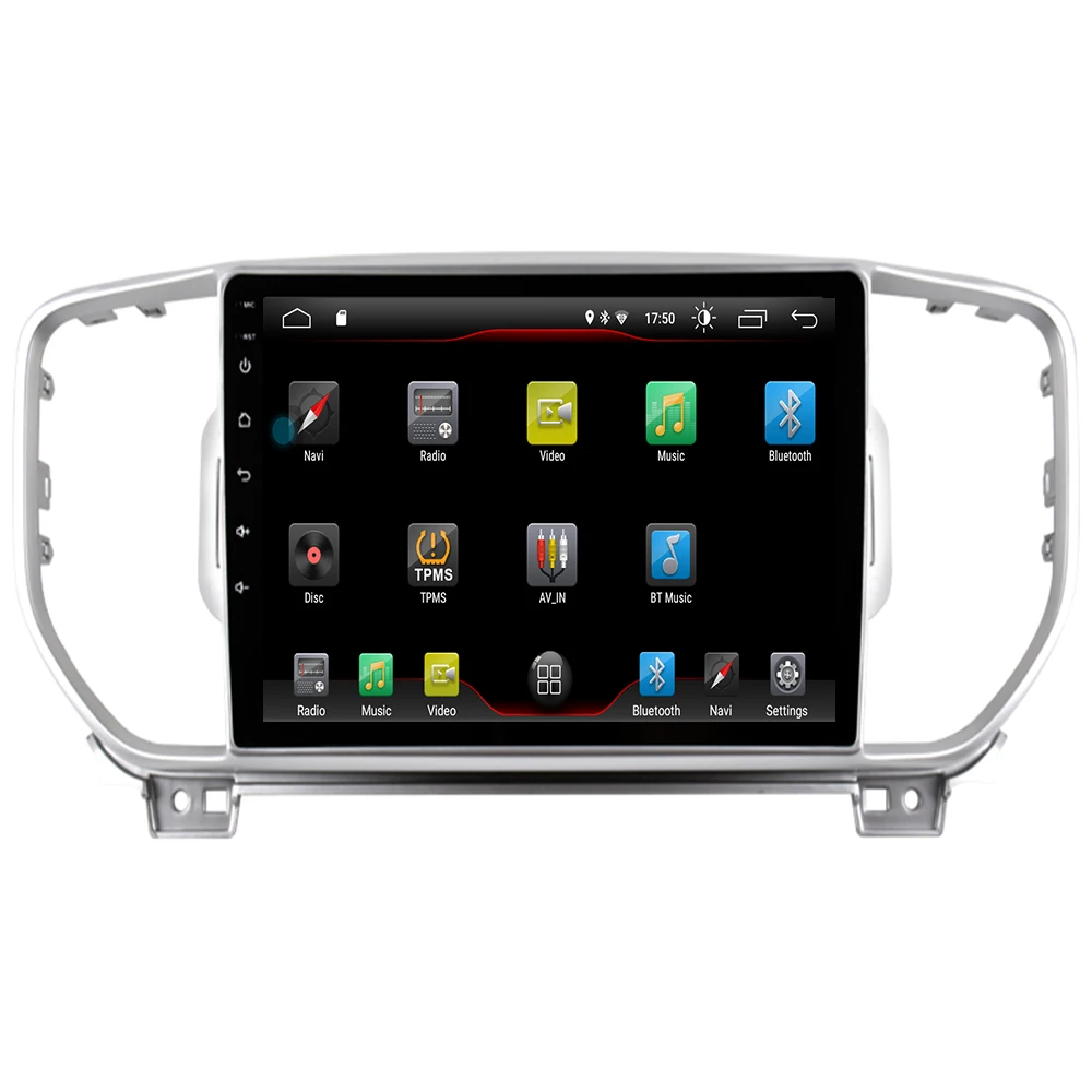 Android 9,0 2.5D автомобильный dvd для kia SPORTAGE/KX5- Мультимедиа GPS Радио стерео карта gps-навигации камера