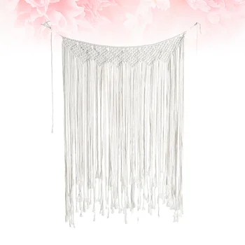 

Delicate Tassel Tapestry Decor Creative Wall Hanging Adornment Chic Hanging Ornament Wall Decor for Home Living Room