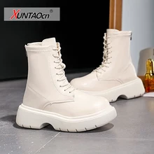 

Brand New Fashion Gothic Black Brown Skidproof Rubber Sole Comfy Walking Winter Autumn Combat Jungle Boots Woman Shoes