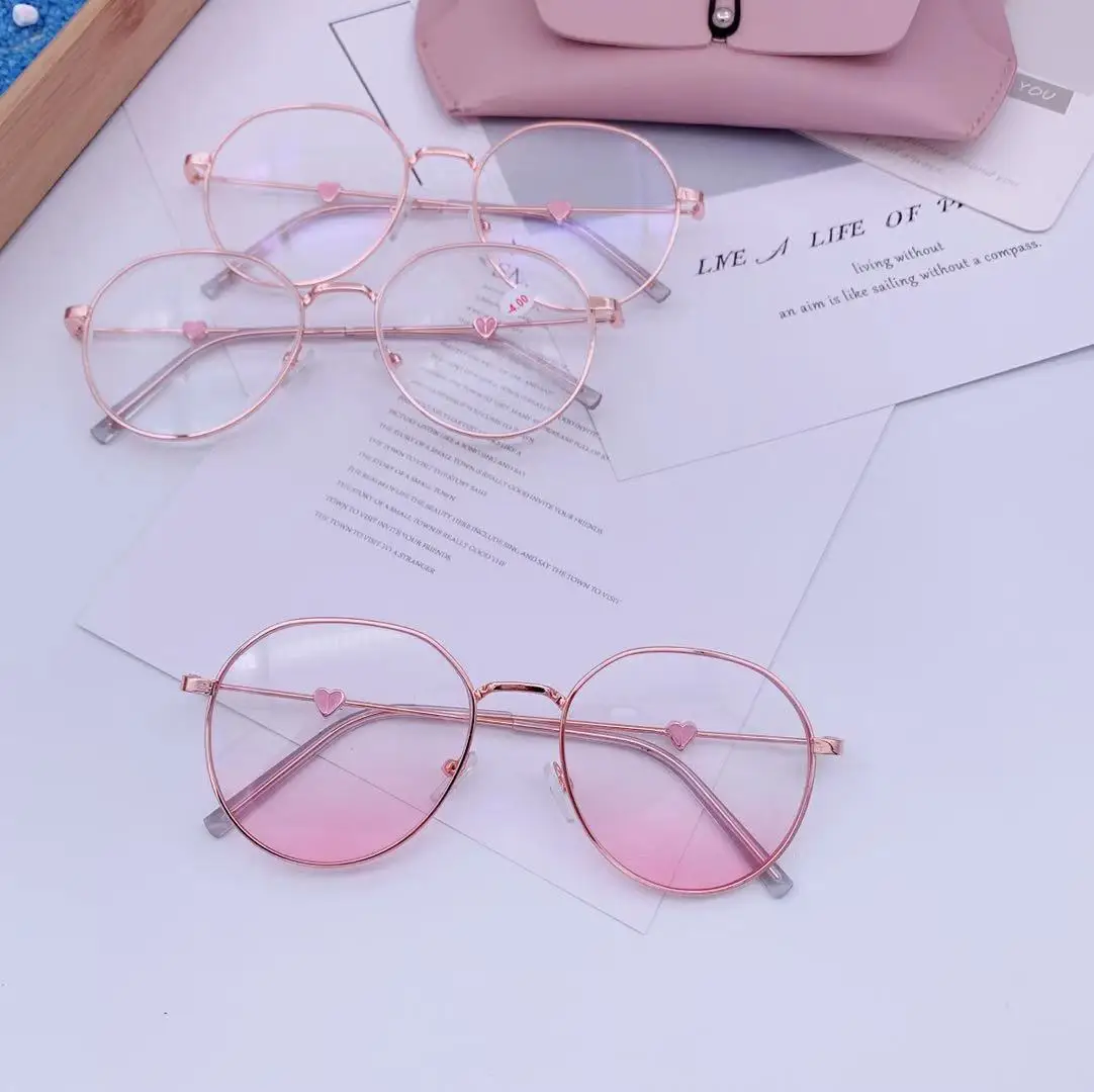 Модное украшение в виде слова Love Pink линза в металлической оправе с прозрачными стеклами Nerd для чтения очки black rose Золотой глаз очки