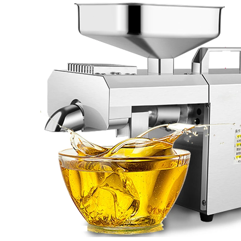 Пресс для масла из нержавеющей стали автоматический пресс для масла LYF-602 бытовой орех арахисовое масло пресс er 110 В/220 В