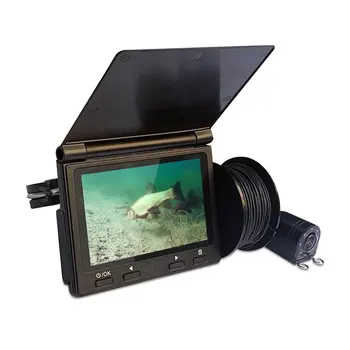 

25M 4.3 inch Monitor 1000TVL Fish Finder Underwater Fishing Camera With Fishing Rod 175 Degrees Sea Wheel Camera For Fishing