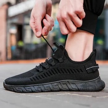 

High quality Sneakers Men's Shoes For Male Sharks Lovers Low Top Footwear Zapatillas Summer Breathable Chaussures Pour Hommes