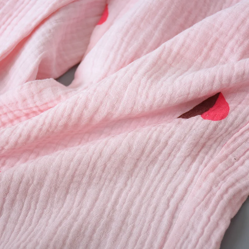 Новинка, милые розовые пижамы с сердечками, комплекты для женщин, Корея, длинный рукав, 100% хлопок, качественная Пижама, kawaii, женская одежда