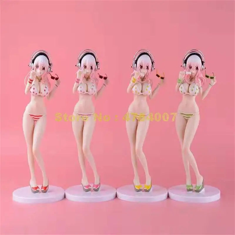 Аниме Super Sonico в бикини плавательная одежда мороженое ПВХ экшн-фигурка