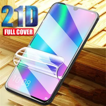 Перейти на Алиэкспресс и купить 9D полное покрытие для zte Blade V10/V10 Vita защита экрана Гидрогелевая пленка защитная пленка для zte Axon 10 Pro 5G не стекло