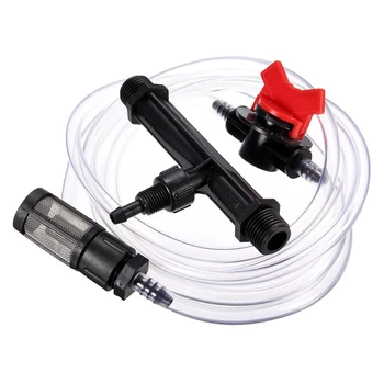 

AD-1/2 Garden Irrigation Device Venturi Fertilizer Injector Switch Water Tube Kit