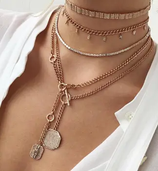 

JANKELLY New Fashion Blue CZ Long Necklace Women Famous better White Gold Color Crystal Statement Necklaces & Pendants For Party