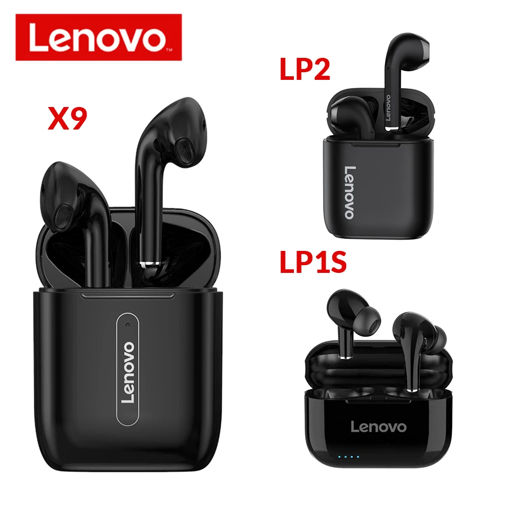 Lenovo X9 TWS LP2 LP1s True Wireless Bluetooth 5.0 Earphone Touch Control Earphones Stereo HD talking 300mAh battery  HE 05