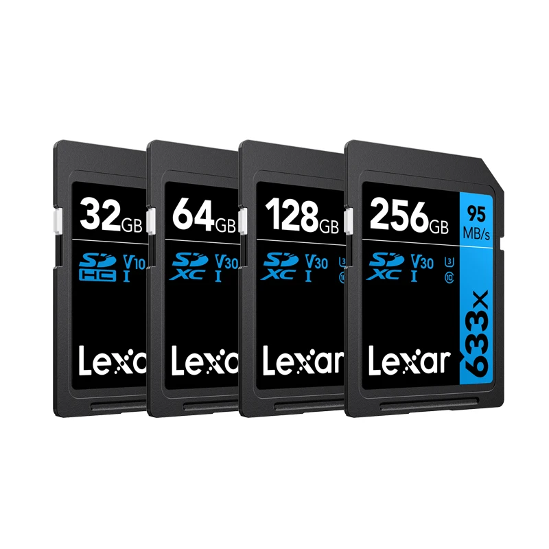 Lexar Professional SDXC 633x sd-карты 128 ГБ 256 95 МБ/с./с высокоскоростная мощная SD-карта |