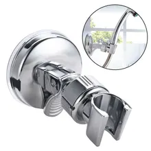 Bathroom Shower Head Holder Rack Adjustable Bracket Suction Cup Shower Holder Wall Mounted Shower Holder Universal  Accessory