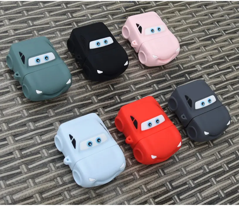 Мультяшные беспроводные Bluetooth наушники чехол для AirPods 2 мягкие силиконовые автомобильные наушники чехол для Airpods 1 2 защитный