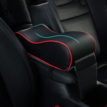 

PU Leather Car Center Armrest Box Protection Pad Car General Seat Center Armrest Booster Pad Car Interior Decoration Storage Bag