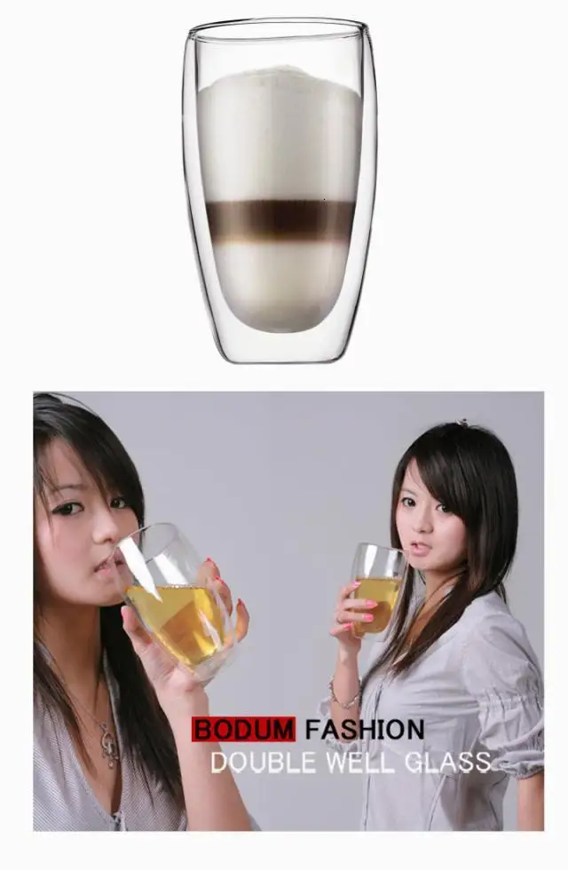 Двойной настенный стеклянный в форме яйца формы капучино латте кофе Герметичная Кружка анти-скальдинг молока банка колы воды чай стакан для питья подарки