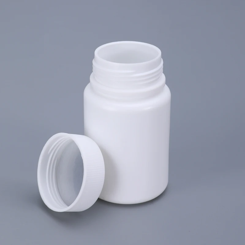 20Pcs Empty 70ML Plastic Medicine Bottle Portable Round Bottles with Screw Cap Pill Tablet Capsule Container 20PCS