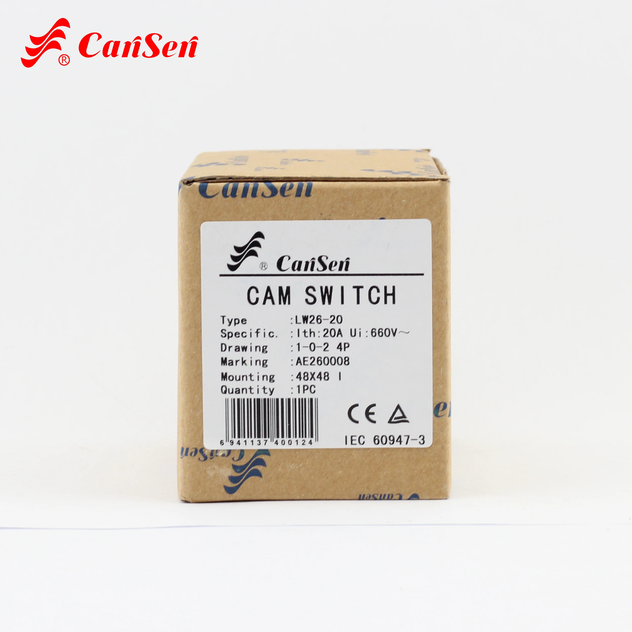CANSEN LW26 20 Ith 20A поворотный кулачковый переключатель 3 позиции 1 0 2 Переключатель 4