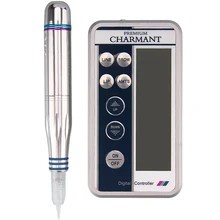 Charmant2 Перманентный макияж пистолет набор бровей губ татуировки машина+ 6 шт. картридж иглы