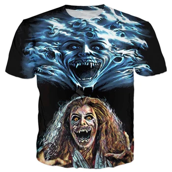 

Summer Men t shirt Halloween horror movie 3D Printed T-Shirt Harajuku Casual short Sleeve Tee shirts Unisex Cool t-shirt QDL010