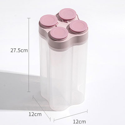 Grain Storage Box Plastic Storage Containers Organizer Boxes Kitchen Items Food Dry Goods Sealed Cans