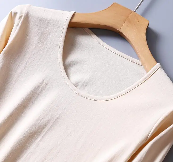 Description Picture 4 of item80% Natural Silk 20% Cotton Women Warm Thermal Underwear Set Long Johns M L XL XS381