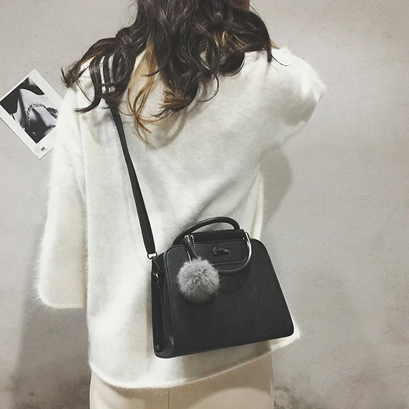 2019 новые модные женские кожаные сумки высокого качества сумка с заклепками Женская Повседневная сумка через плечо сумка