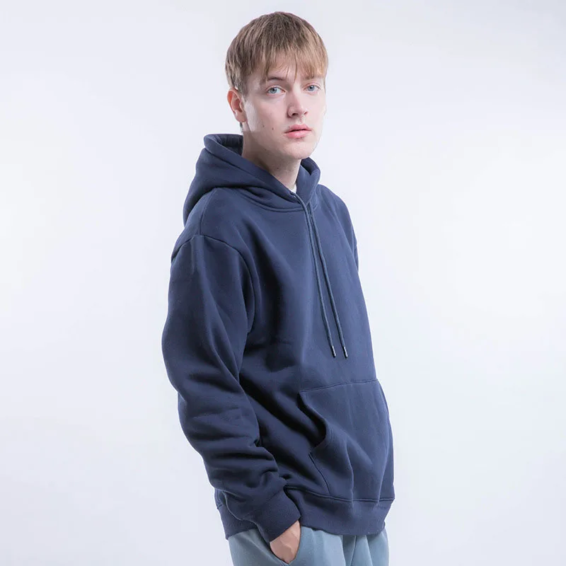 

Sweatshirts Men 19AW StreetWear HipHop Fashion Hooded Jacket Basic section Fleece Cotton Loose Solid Casual Hoodie Overside