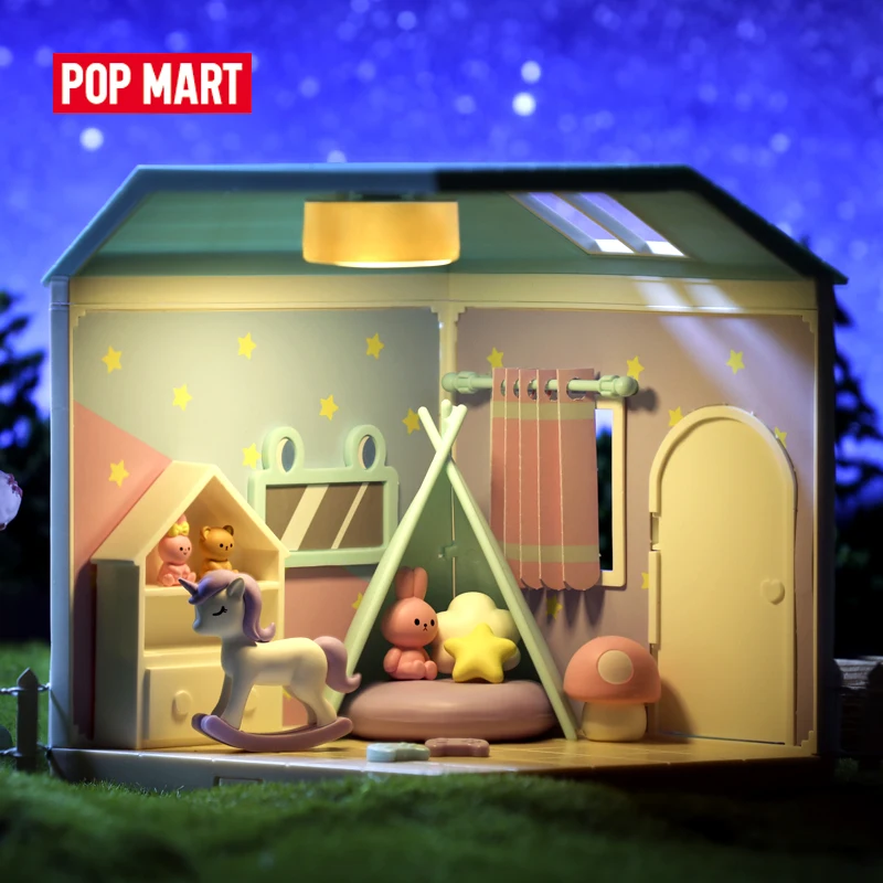 POP MART милый дом сборная игрушка DIY деревянный миниатюрный кукольный домик ручной